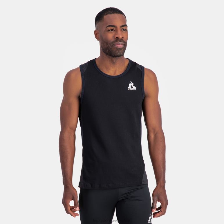 Le Coq Sportif είδη ένδυσης άνδρες φανελάκι μαύρο D2ZV177