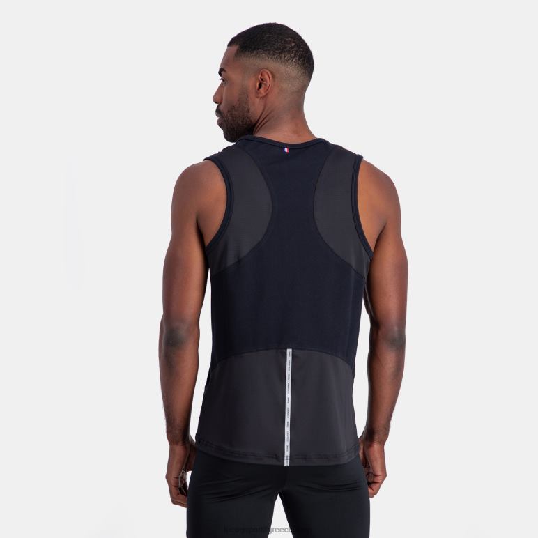 Le Coq Sportif είδη ένδυσης άνδρες φανελάκι μαύρο D2ZV177