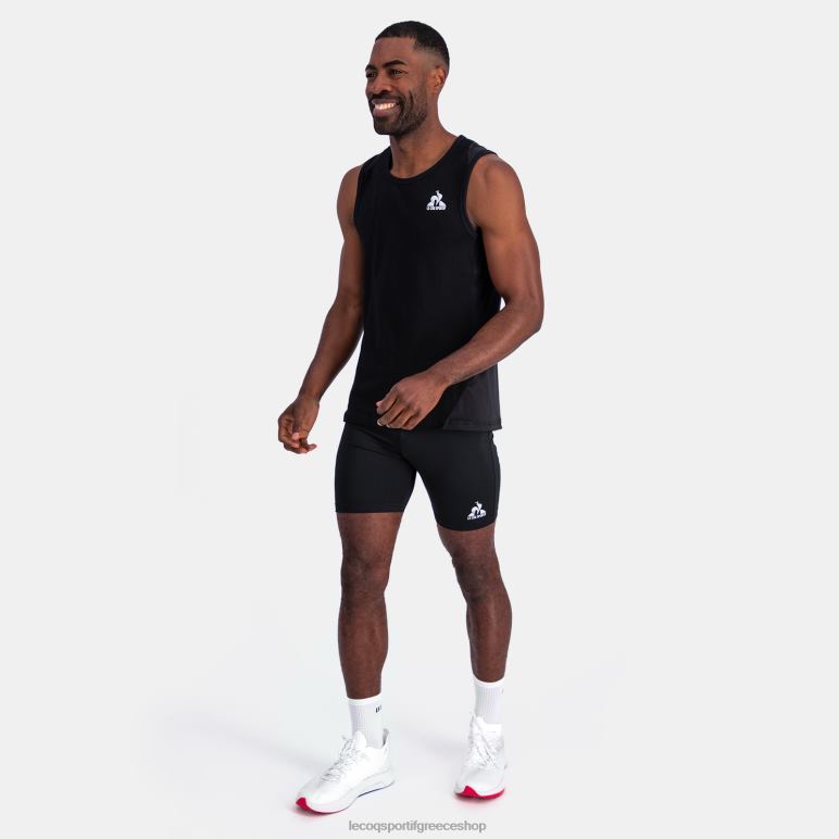 Le Coq Sportif είδη ένδυσης άνδρες φανελάκι μαύρο D2ZV177