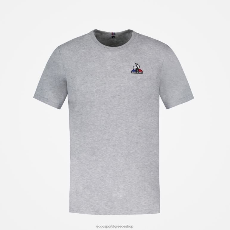 Le Coq Sportif είδη ένδυσης άνδρες μόδα μπλουζάκι γκρι D2ZV179
