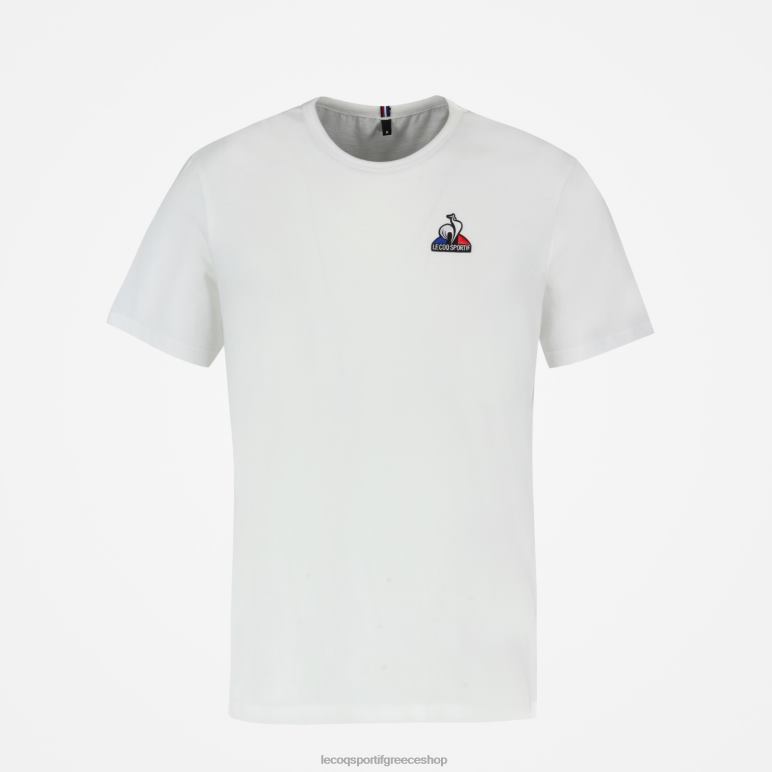 Le Coq Sportif είδη ένδυσης άνδρες μόδα μπλουζάκι λευκό D2ZV180