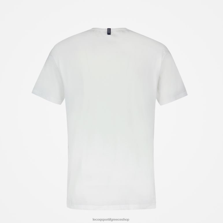 Le Coq Sportif είδη ένδυσης άνδρες μόδα μπλουζάκι λευκό D2ZV180