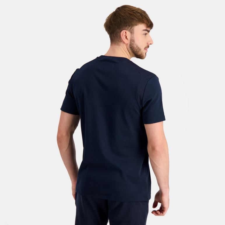Le Coq Sportif είδη ένδυσης άνδρες μπλουζάκι μπλε D2ZV183