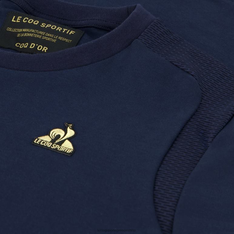 Le Coq Sportif είδη ένδυσης άνδρες μπλουζάκι μπλε D2ZV183