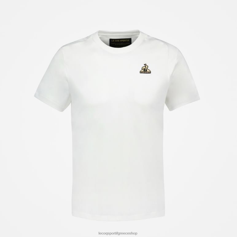 Le Coq Sportif είδη ένδυσης άνδρες μπλουζάκι λευκό D2ZV184