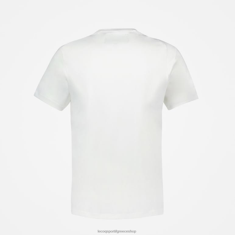 Le Coq Sportif είδη ένδυσης άνδρες μπλουζάκι λευκό D2ZV184