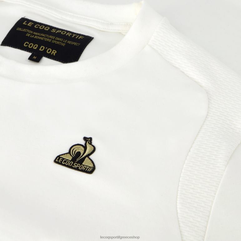 Le Coq Sportif είδη ένδυσης άνδρες μπλουζάκι λευκό D2ZV184