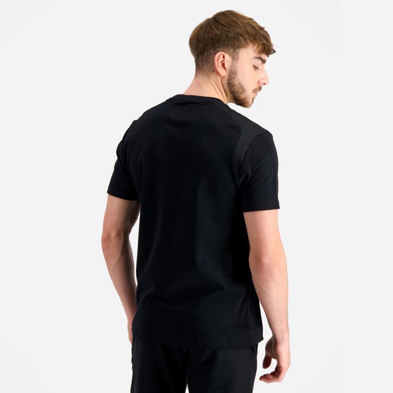 Le Coq Sportif είδη ένδυσης άνδρες μπλουζάκι μαύρο D2ZV185
