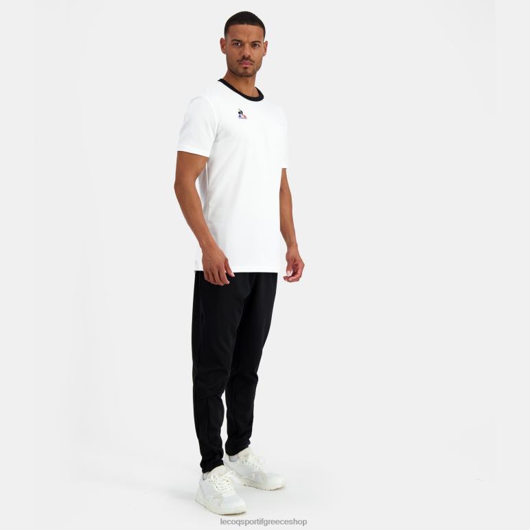 Le Coq Sportif είδη ένδυσης άνδρες μπλουζάκι λευκό D2ZV186