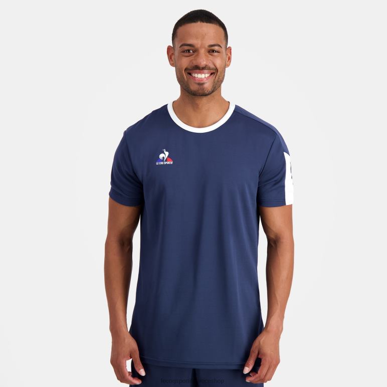 Le Coq Sportif είδη ένδυσης άνδρες μπλουζάκι μπλε D2ZV187