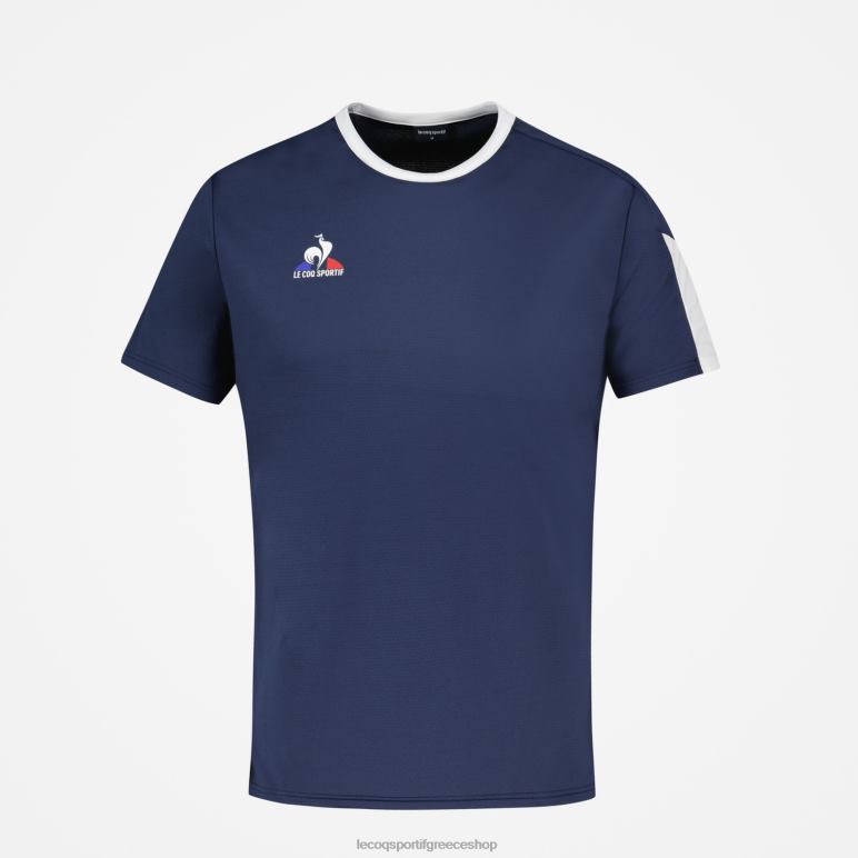 Le Coq Sportif είδη ένδυσης άνδρες μπλουζάκι μπλε D2ZV187