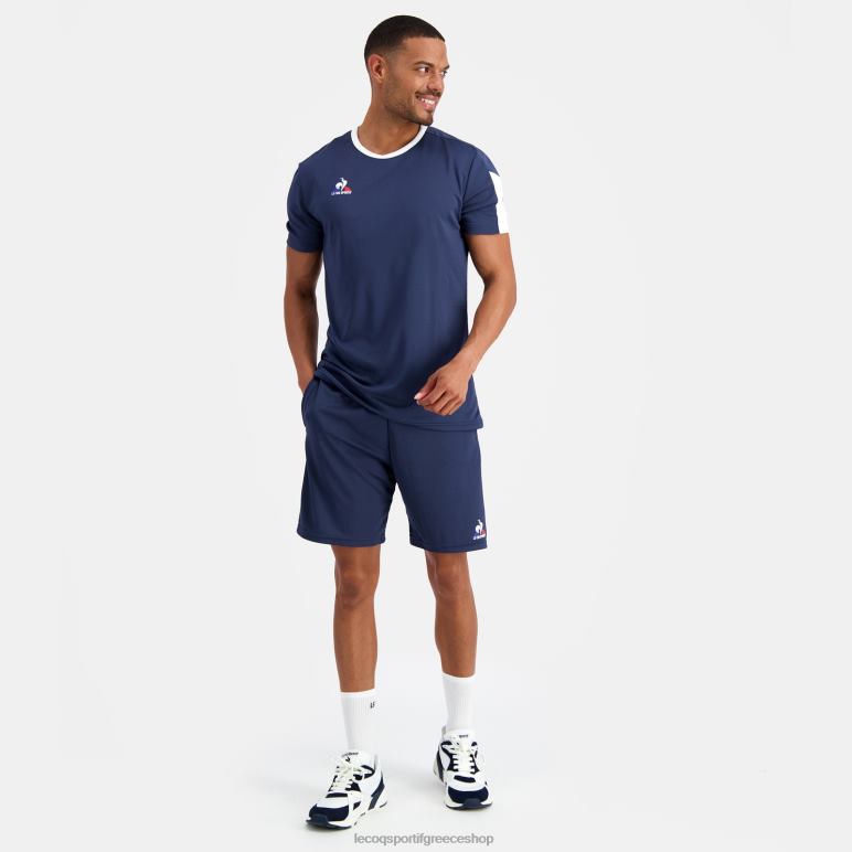 Le Coq Sportif είδη ένδυσης άνδρες μπλουζάκι μπλε D2ZV187
