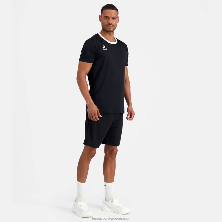 Le Coq Sportif είδη ένδυσης άνδρες μπλουζάκι μαύρο D2ZV188