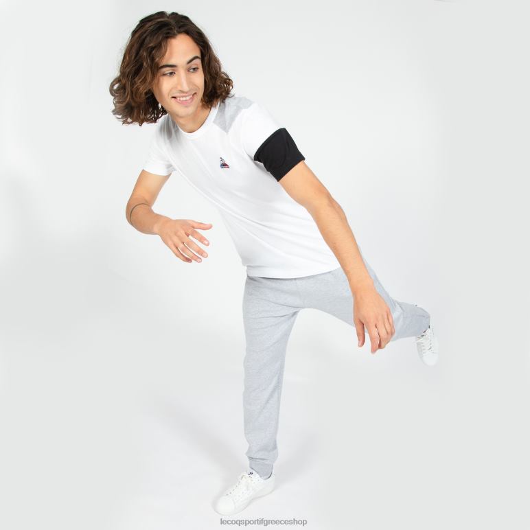 Le Coq Sportif είδη ένδυσης άνδρες μπλουζάκι λευκό D2ZV189