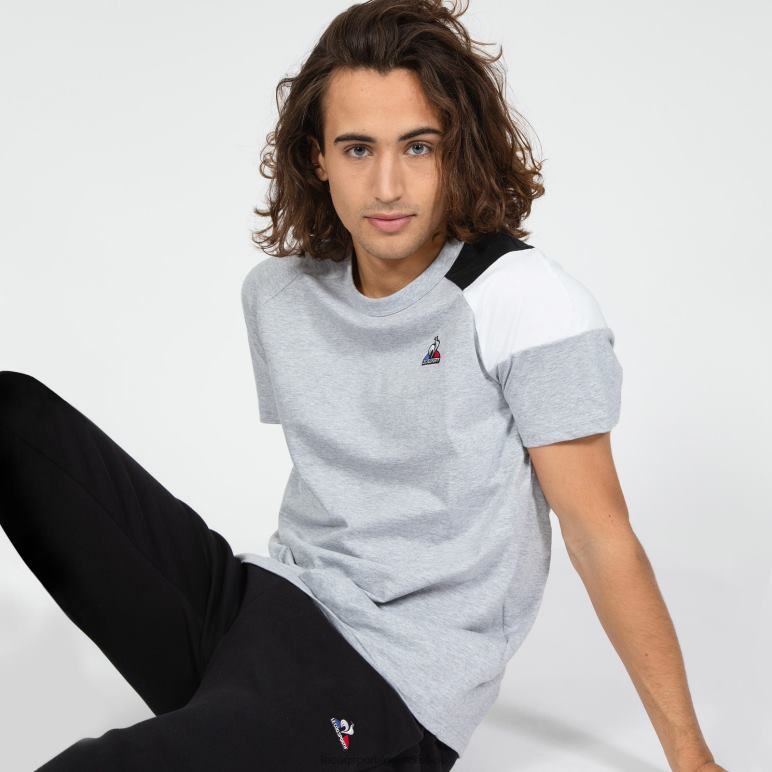 Le Coq Sportif είδη ένδυσης άνδρες μπλουζάκι γκρι D2ZV190