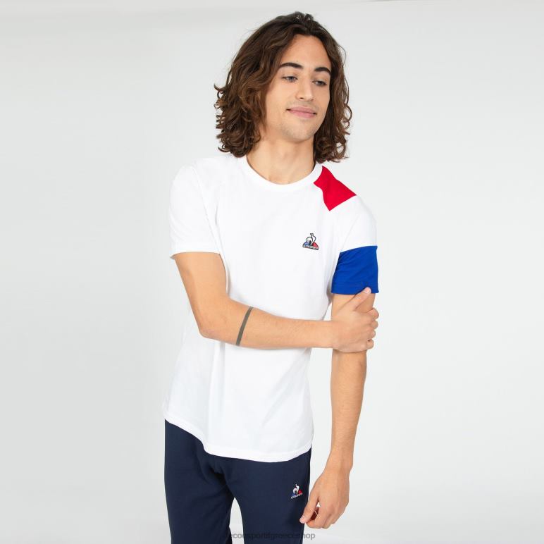 Le Coq Sportif είδη ένδυσης άνδρες μπλουζάκι λευκό D2ZV191