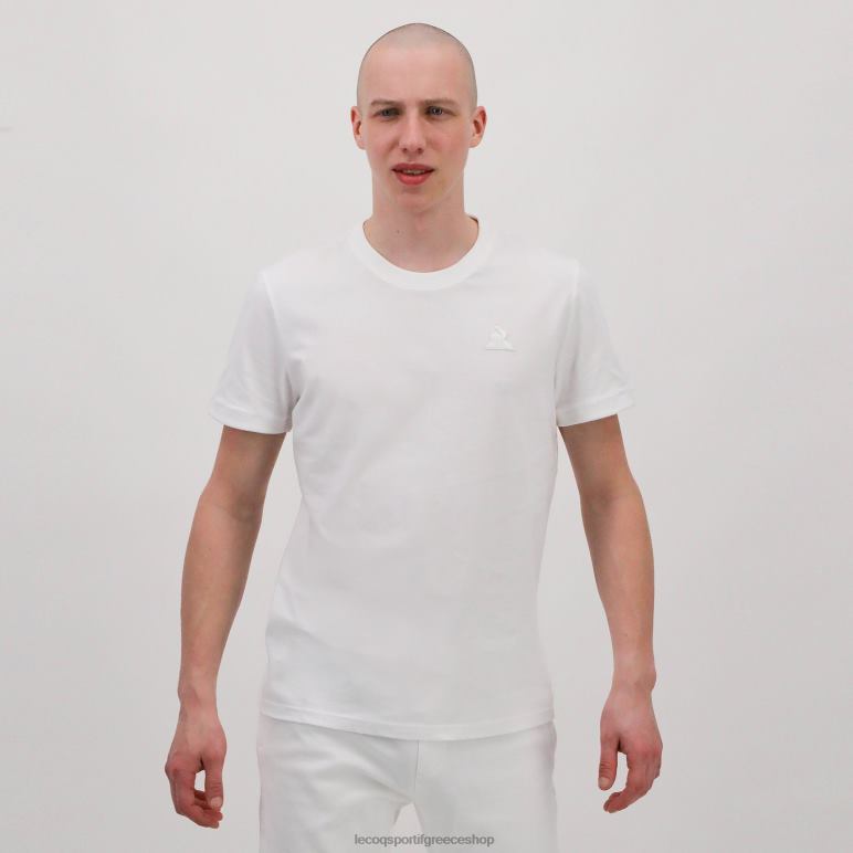 Le Coq Sportif είδη ένδυσης άνδρες μπλουζάκι λευκό D2ZV194