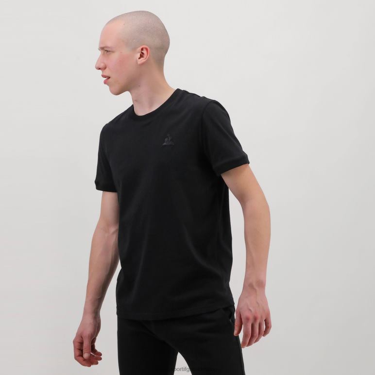 Le Coq Sportif είδη ένδυσης άνδρες μπλουζάκι μαύρο D2ZV195