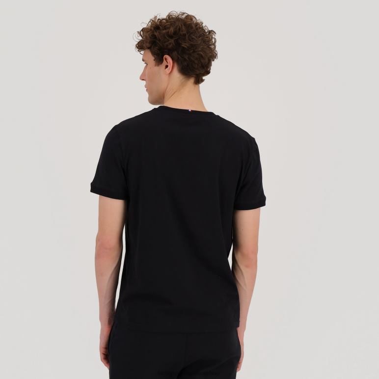 Le Coq Sportif είδη ένδυσης άνδρες μπλουζάκι μαύρο D2ZV195