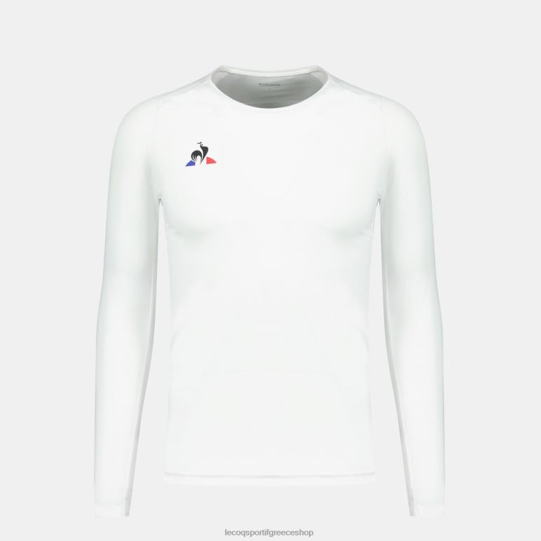Le Coq Sportif είδη ένδυσης άνδρες μακρυμάνικο μπλουζάκι λευκό D2ZV197