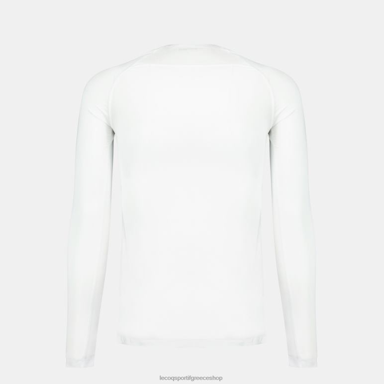 Le Coq Sportif είδη ένδυσης άνδρες μακρυμάνικο μπλουζάκι λευκό D2ZV197