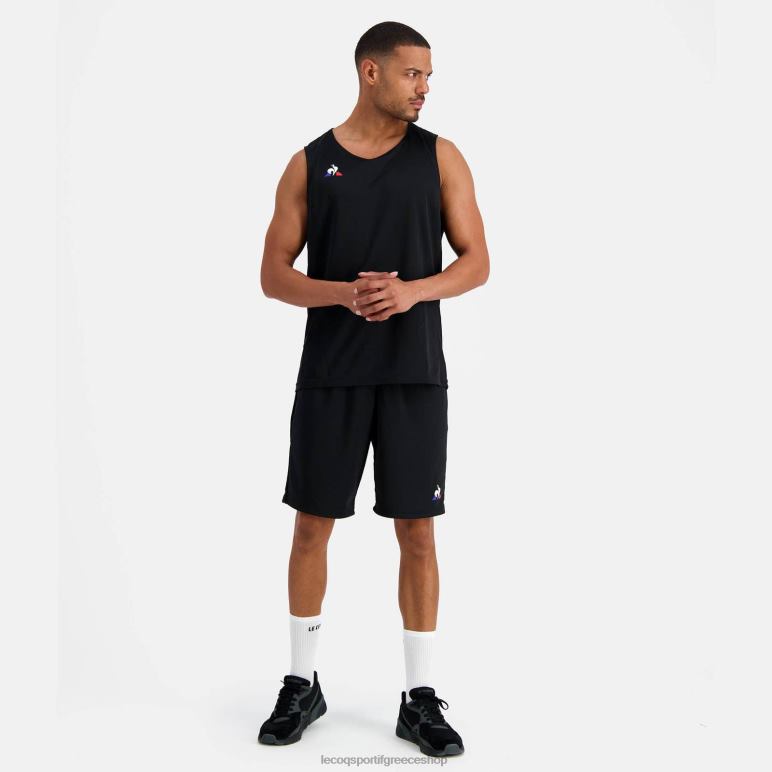 Le Coq Sportif είδη ένδυσης άνδρες φανελάκι μαύρο D2ZV198