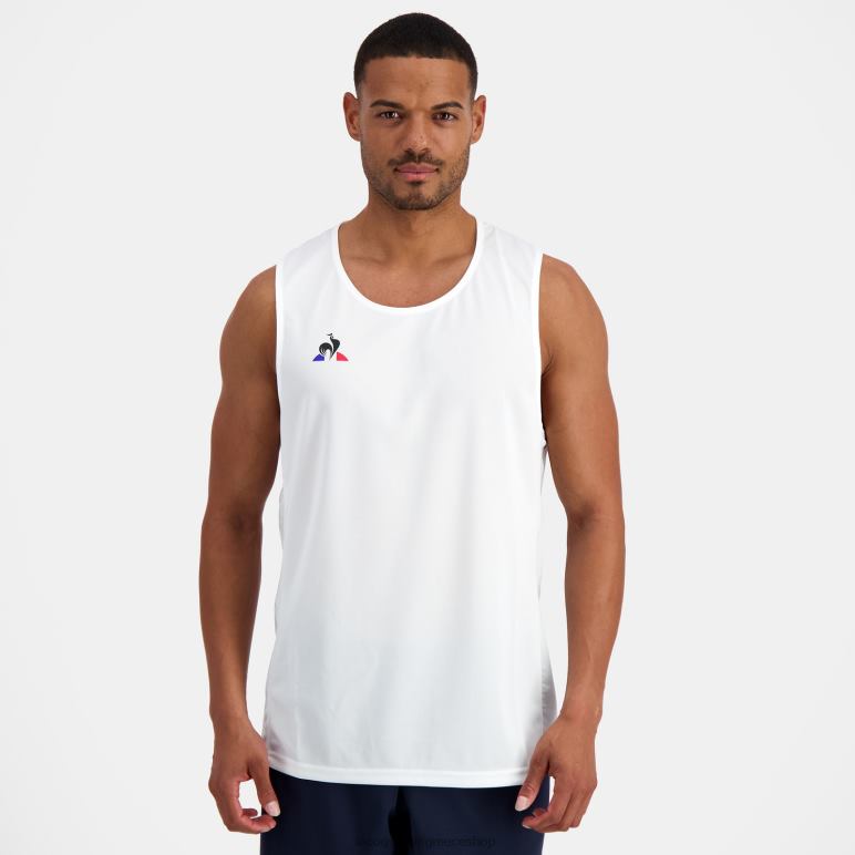 Le Coq Sportif είδη ένδυσης άνδρες φανελάκι λευκό D2ZV199