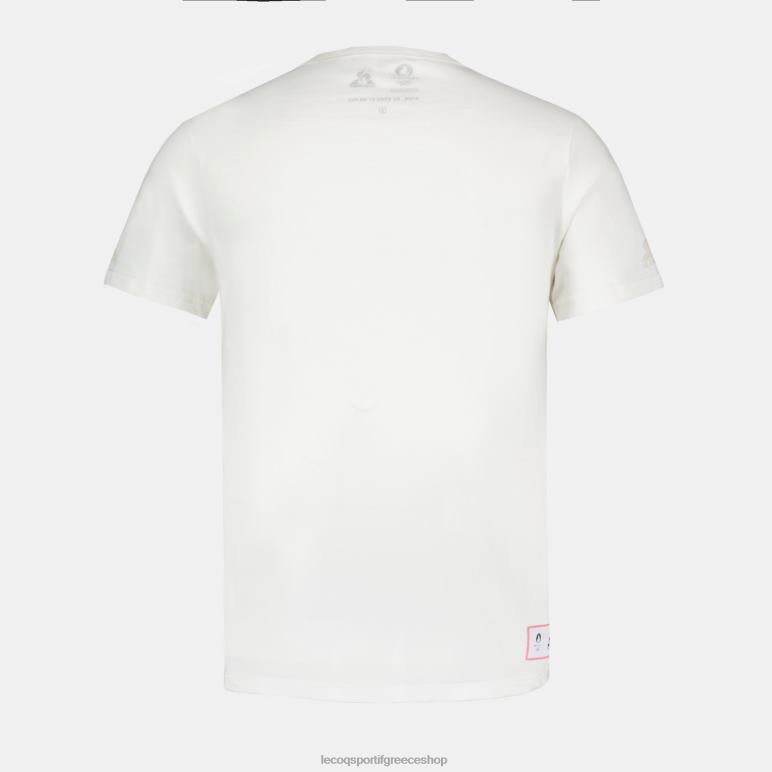 Le Coq Sportif είδη ένδυσης άνδρες μπλουζάκι λευκό D2ZV201