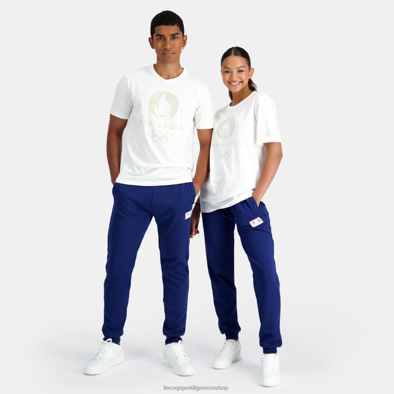 Le Coq Sportif είδη ένδυσης άνδρες μπλουζάκι λευκό D2ZV201