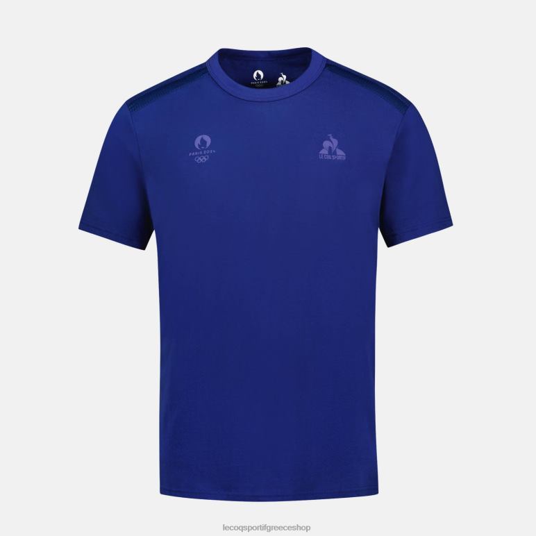 Le Coq Sportif είδη ένδυσης άνδρες μπλουζάκι μπλε D2ZV203