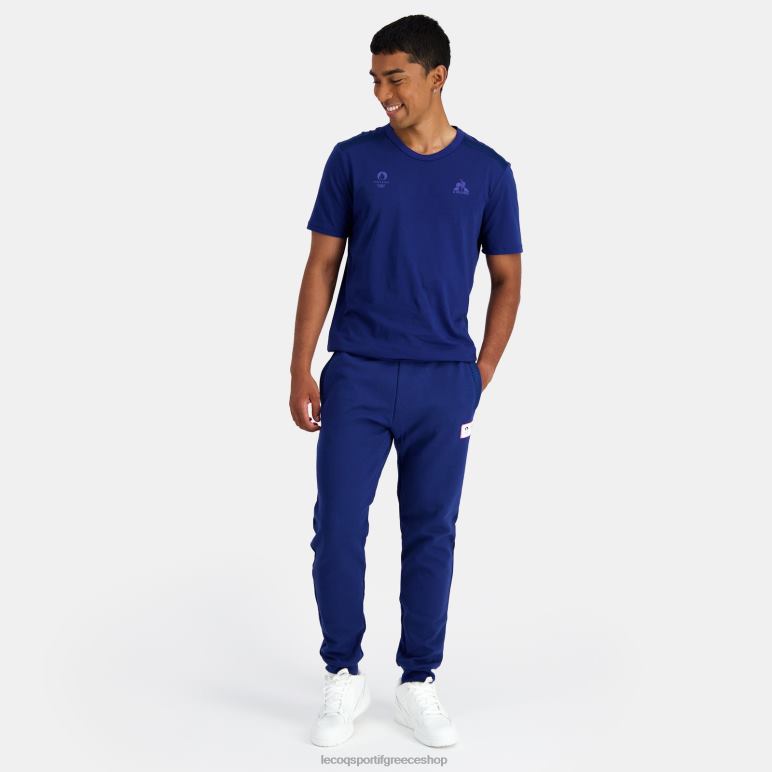 Le Coq Sportif είδη ένδυσης άνδρες μπλουζάκι μπλε D2ZV203