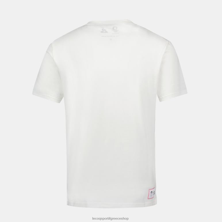 Le Coq Sportif είδη ένδυσης άνδρες μπλουζάκι λευκό D2ZV205