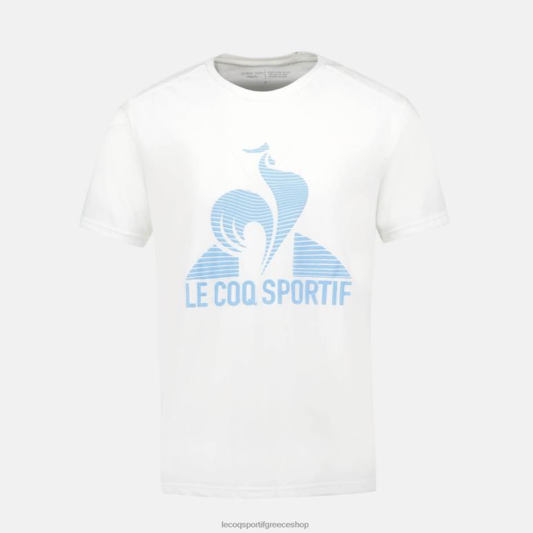 Le Coq Sportif είδη ένδυσης άνδρες μπλουζάκι λευκό D2ZV206