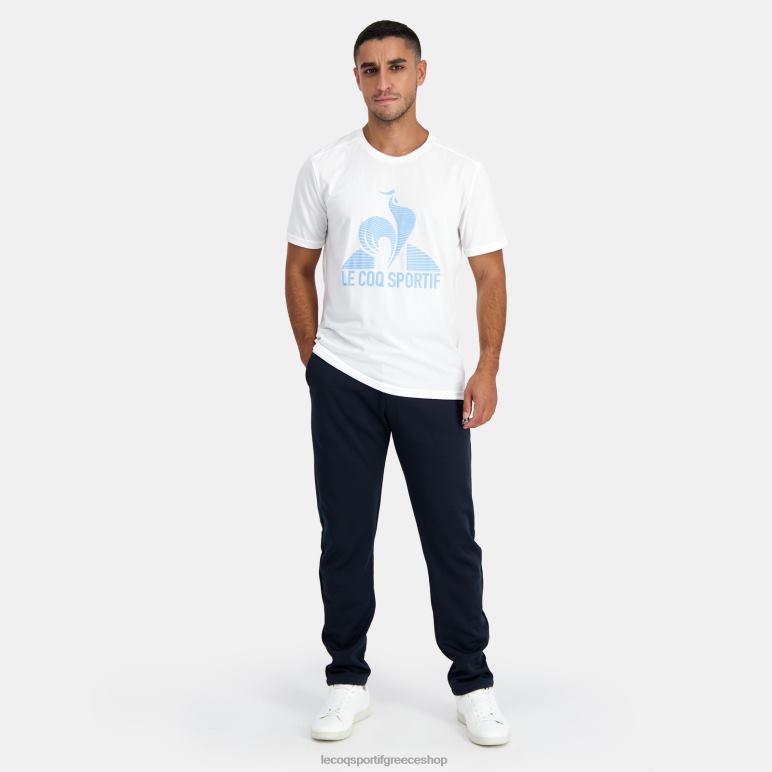 Le Coq Sportif είδη ένδυσης άνδρες μπλουζάκι λευκό D2ZV206