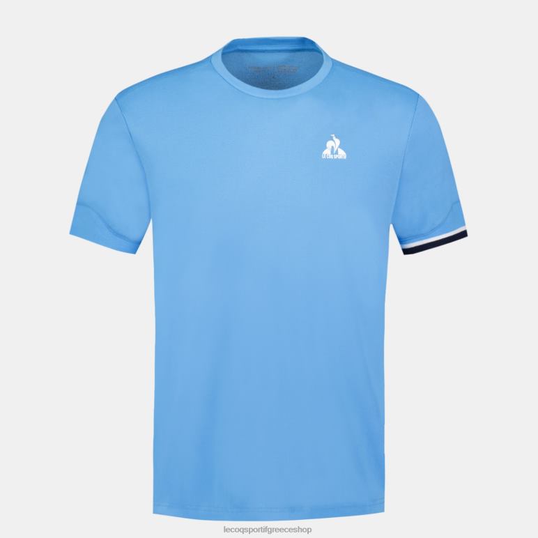 Le Coq Sportif είδη ένδυσης άνδρες μπλουζάκι μπλε D2ZV209