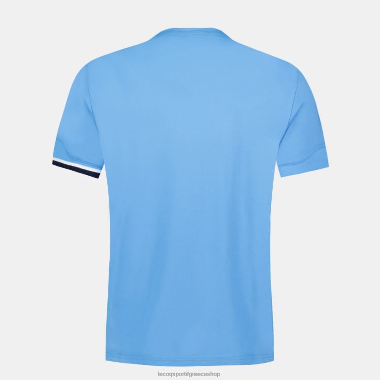 Le Coq Sportif είδη ένδυσης άνδρες μπλουζάκι μπλε D2ZV209