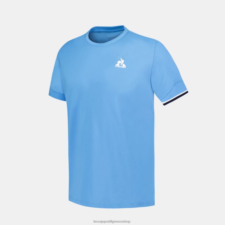 Le Coq Sportif είδη ένδυσης άνδρες μπλουζάκι μπλε D2ZV209