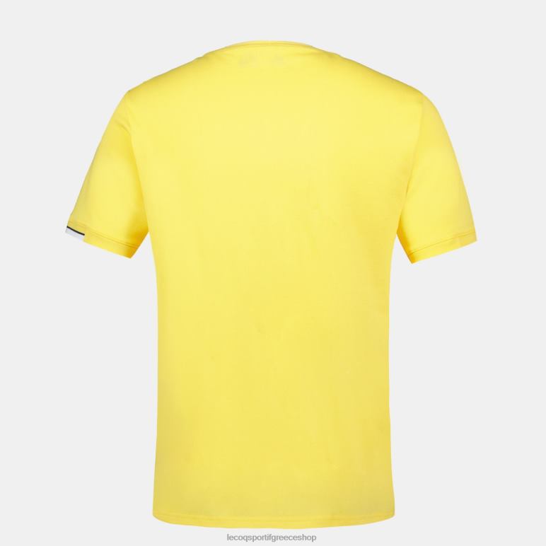 Le Coq Sportif είδη ένδυσης άνδρες μπλουζάκι κίτρινο D2ZV211