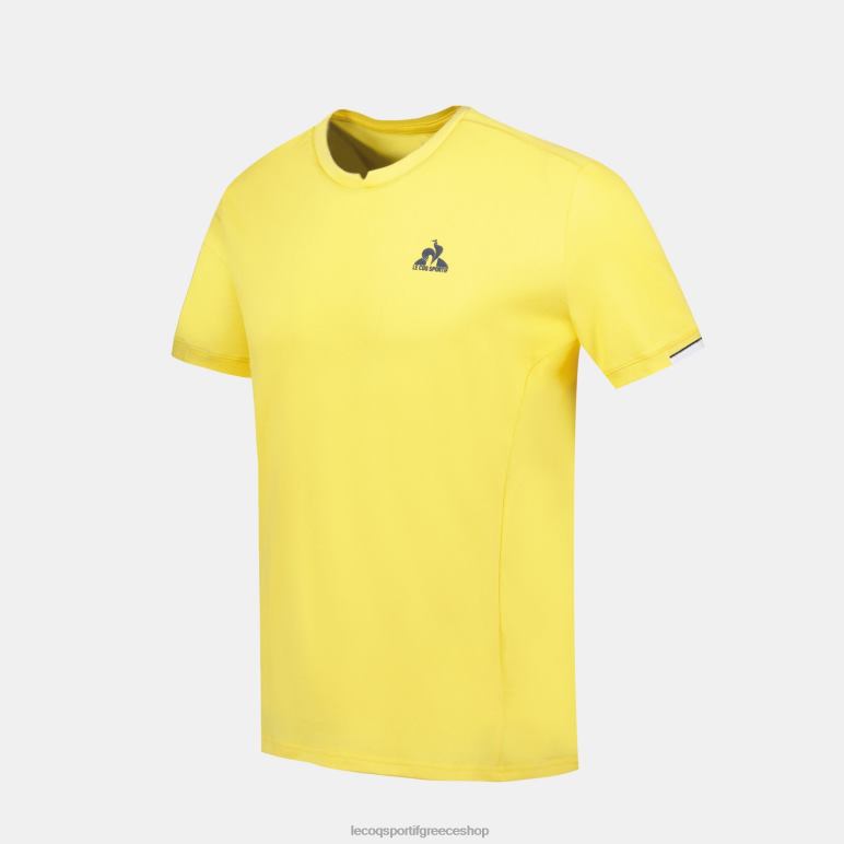 Le Coq Sportif είδη ένδυσης άνδρες μπλουζάκι κίτρινο D2ZV211