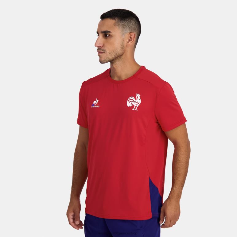 Le Coq Sportif είδη ένδυσης άνδρες μπλουζάκι κόκκινο D2ZV213