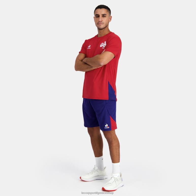 Le Coq Sportif είδη ένδυσης άνδρες μπλουζάκι κόκκινο D2ZV213