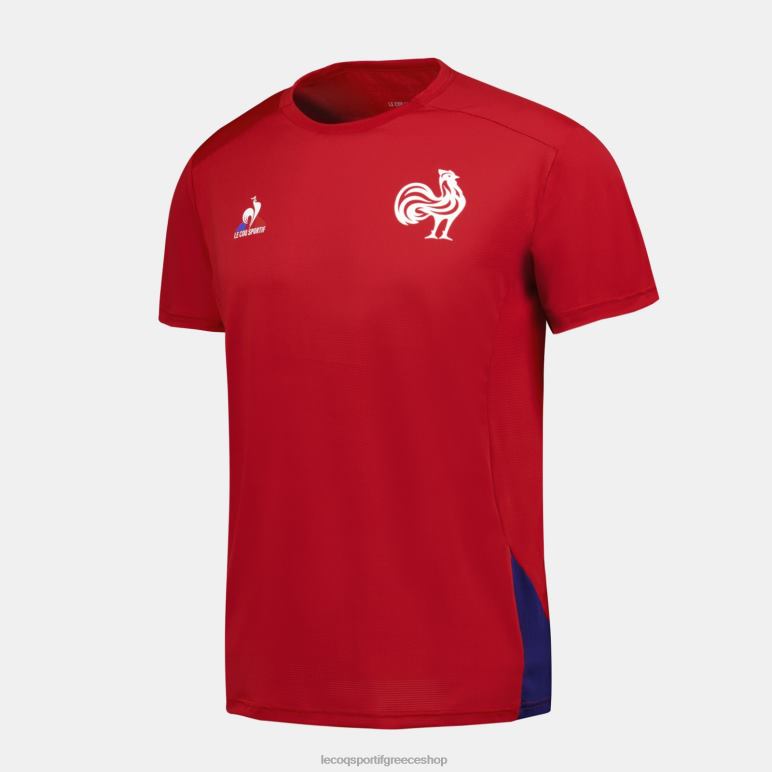 Le Coq Sportif είδη ένδυσης άνδρες μπλουζάκι κόκκινο D2ZV213