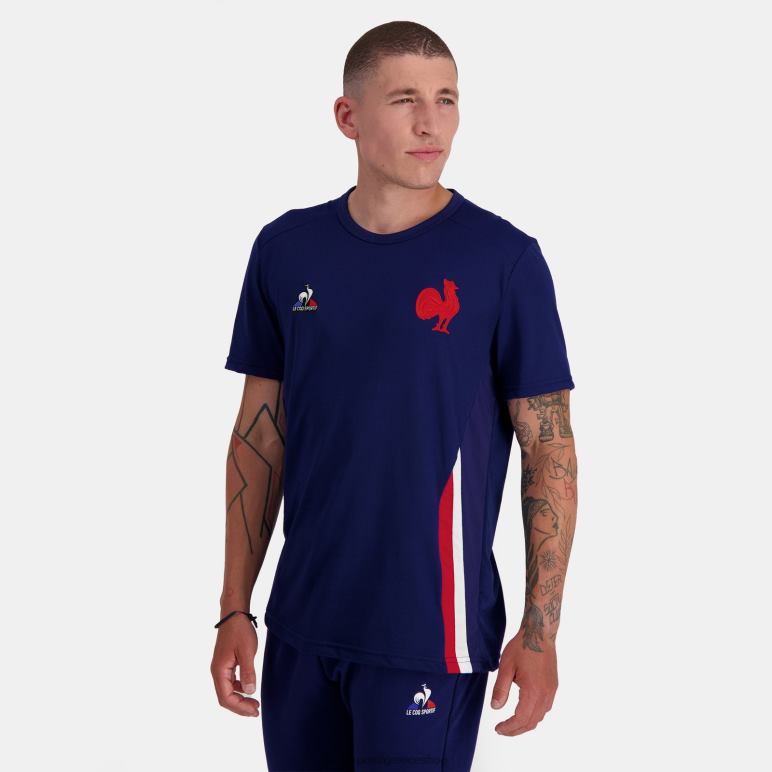 Le Coq Sportif είδη ένδυσης άνδρες μπλουζάκι μπλε D2ZV216