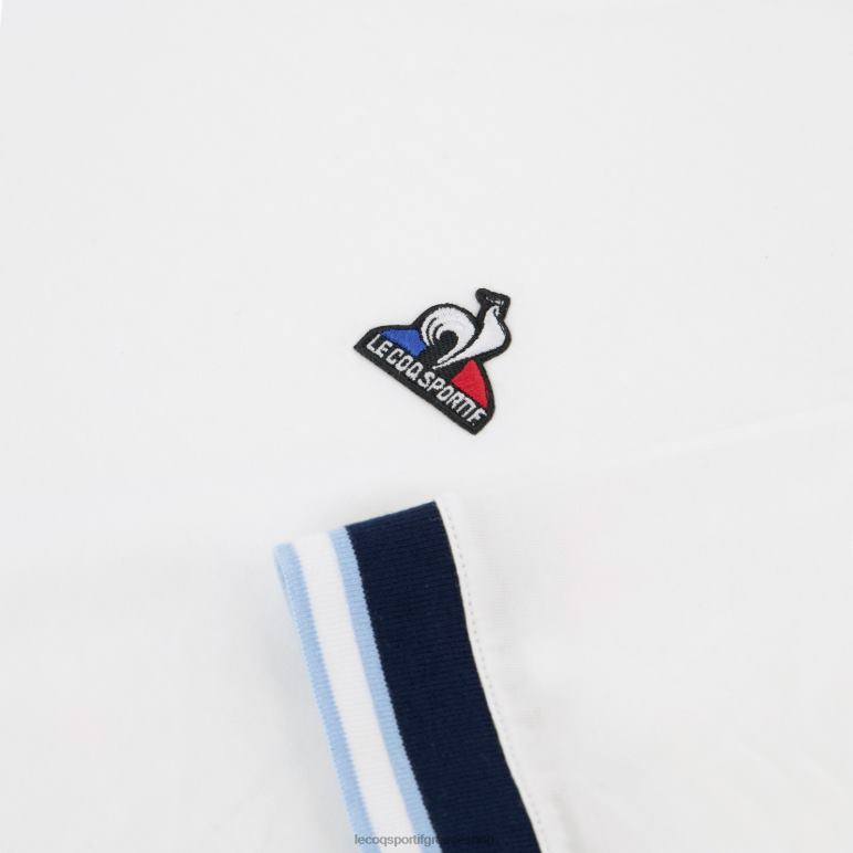 Le Coq Sportif είδη ένδυσης άνδρες μπλουζάκι λευκό D2ZV434