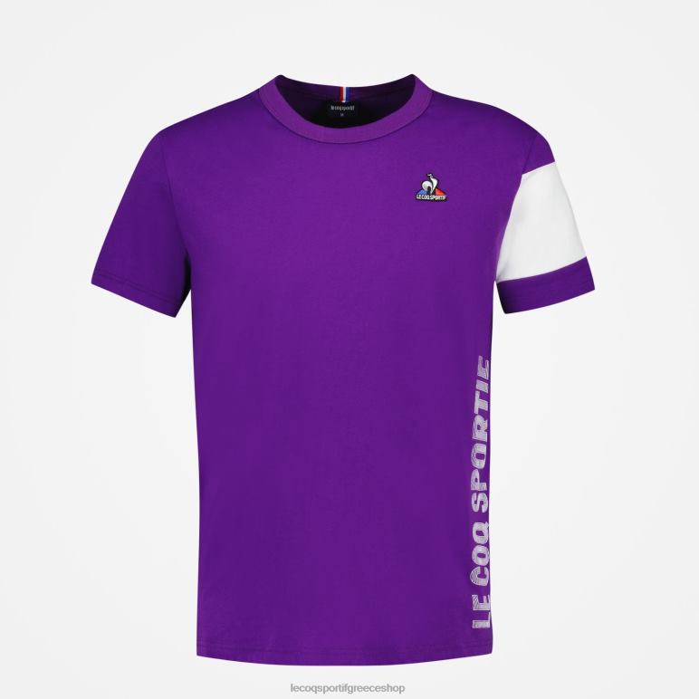 Le Coq Sportif είδη ένδυσης άνδρες μπλουζάκι μωβ D2ZV444