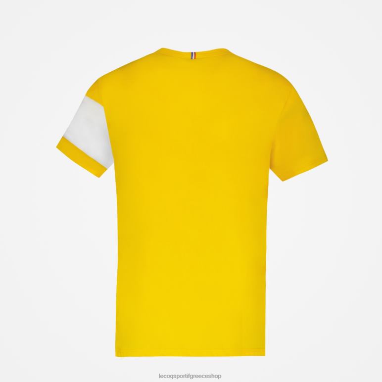 Le Coq Sportif είδη ένδυσης άνδρες μπλουζάκι κίτρινο D2ZV449