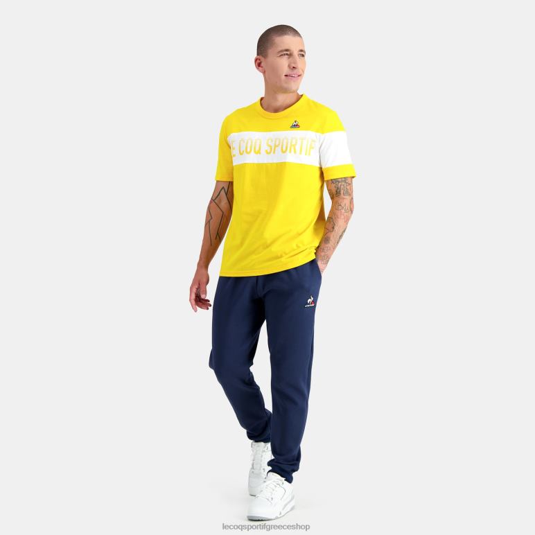 Le Coq Sportif είδη ένδυσης άνδρες μπλουζάκι κίτρινο D2ZV449