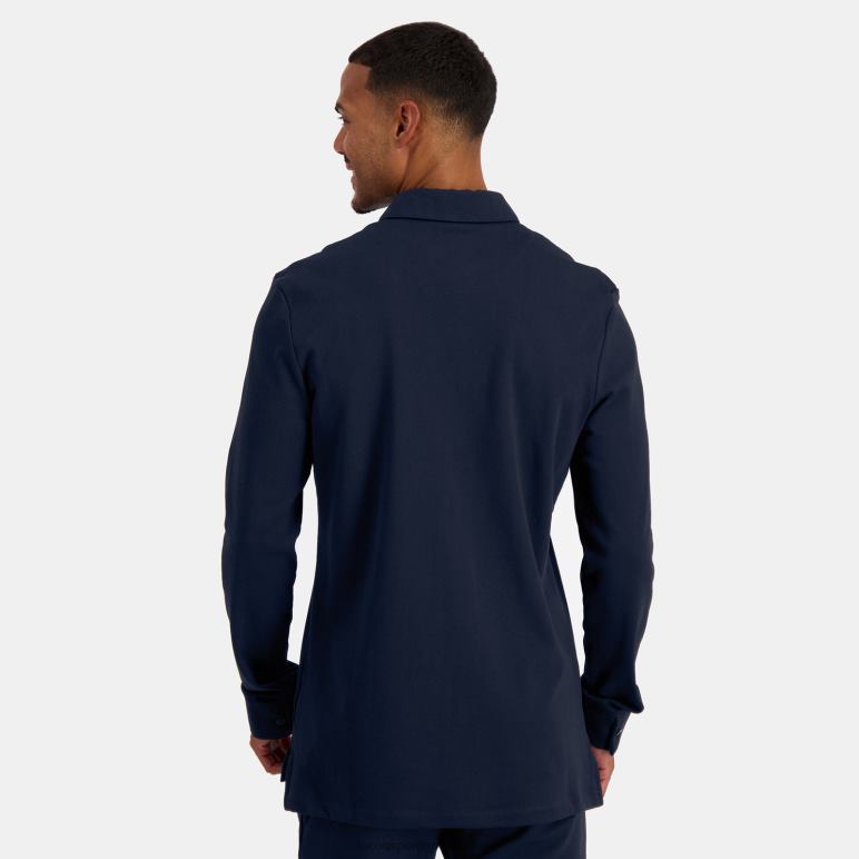 Le Coq Sportif είδη ένδυσης άνδρες πουκάμισο μπλε D2ZV460