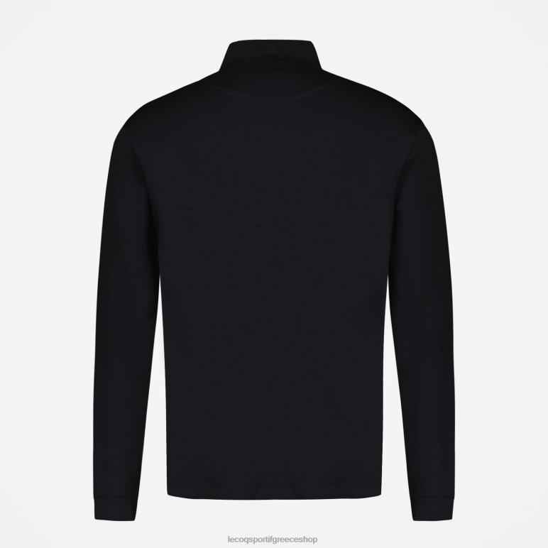 Le Coq Sportif είδη ένδυσης άνδρες μακρυμάνικο μπλουζάκι μαύρο D2ZV461