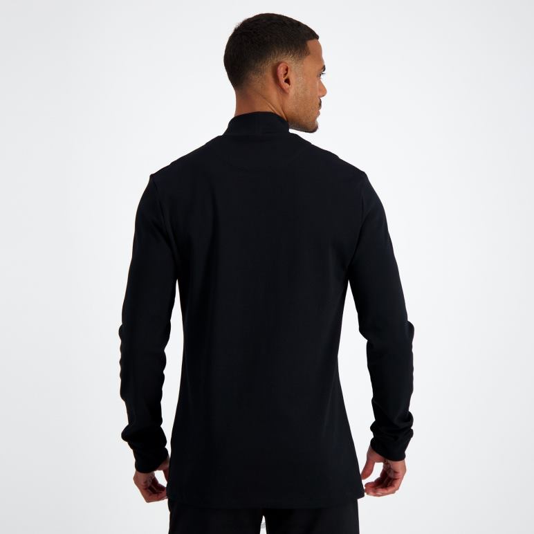 Le Coq Sportif είδη ένδυσης άνδρες μακρυμάνικο μπλουζάκι μαύρο D2ZV461